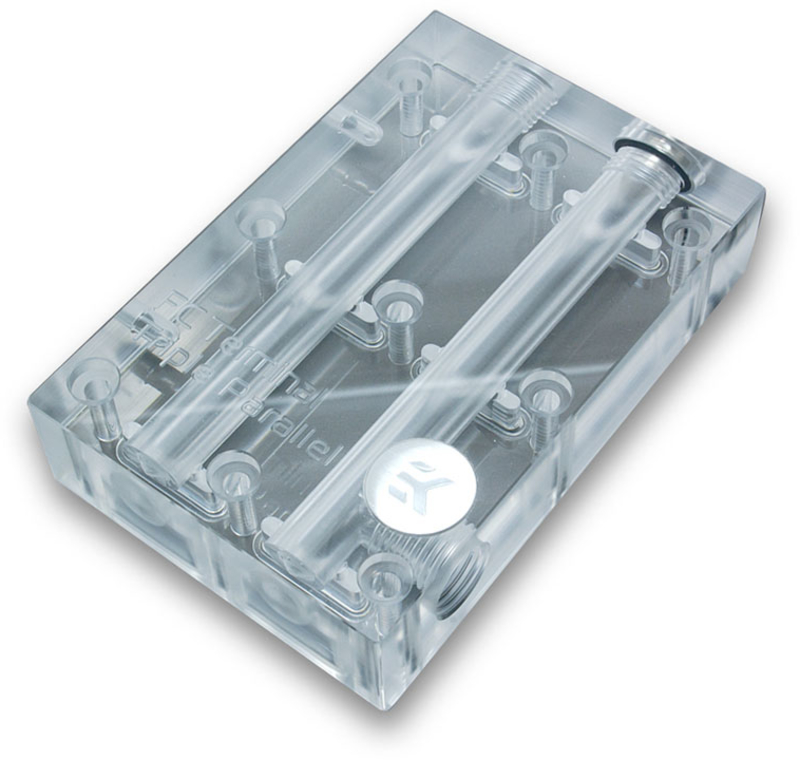 ek-water-blocks - Terminal VGA SLI EKWB Triple Paralelo Acrílico