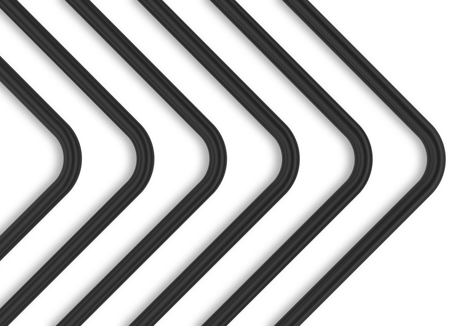 ek-water-blocks - Tubo Rígido EKWB Loop Metal Pré-Dobrado 90º 14mm 80cm Preto (Pack 2)