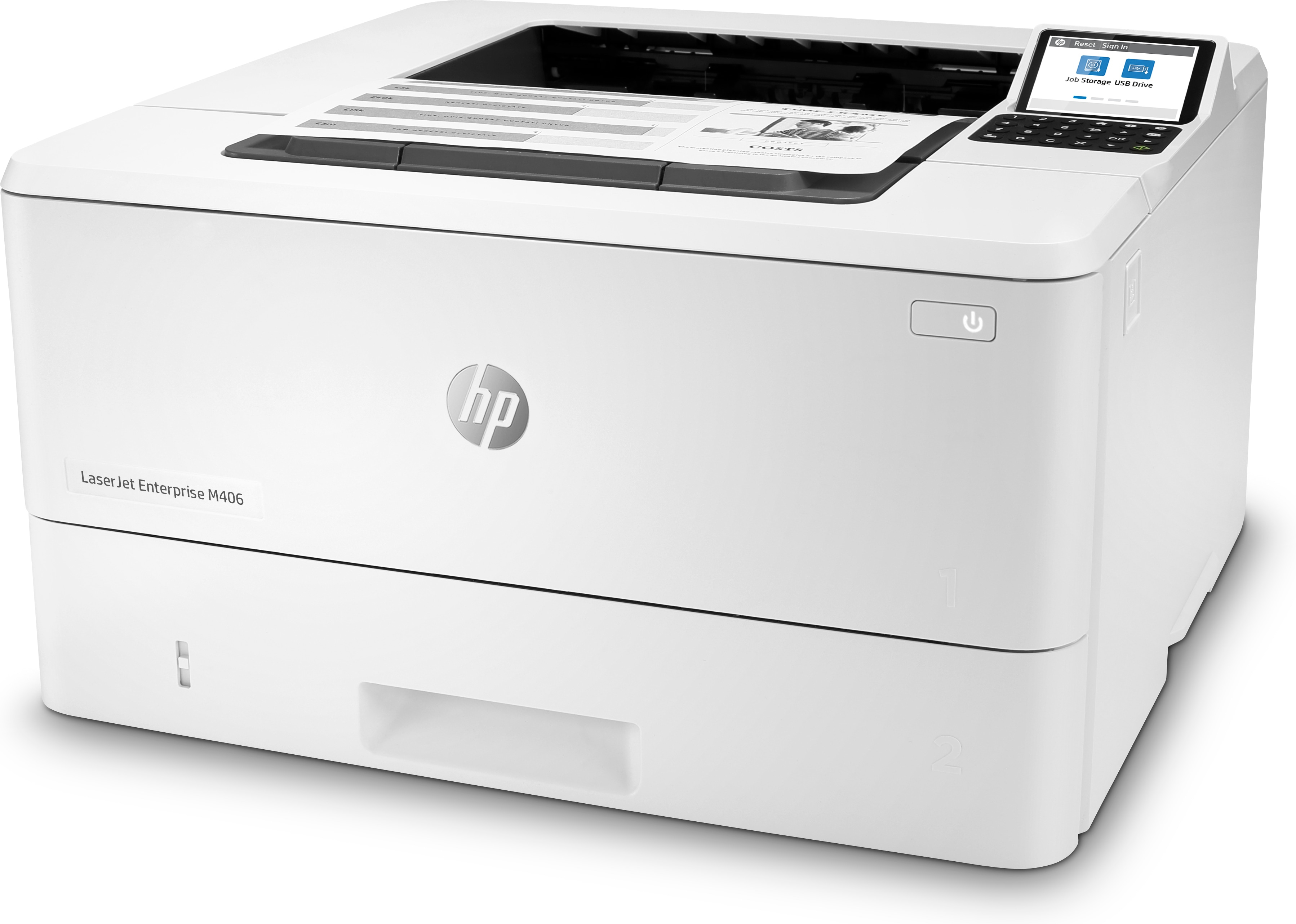 HP - Impressora Laser HP LaserJet Enterprise M406dn