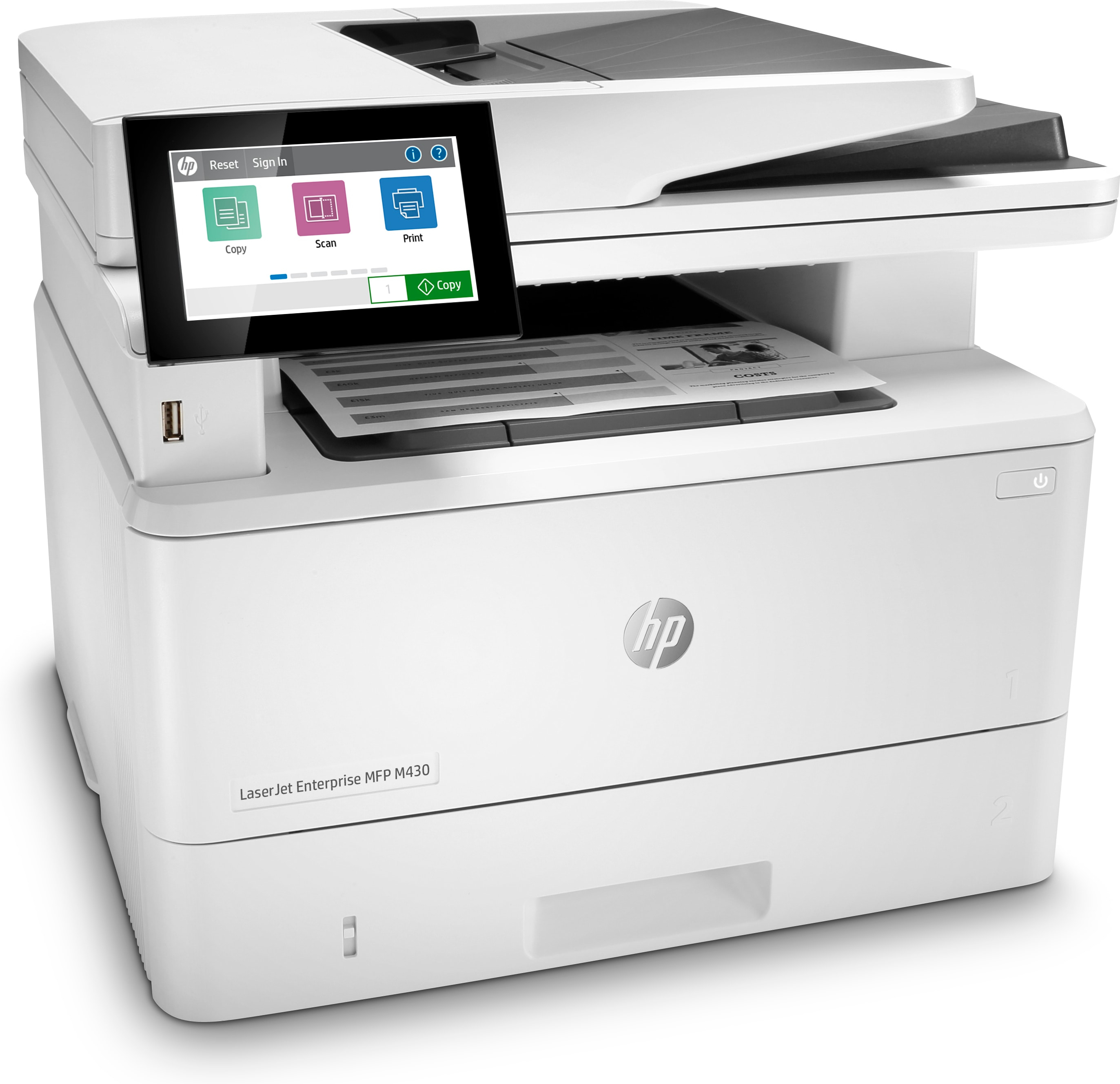 HP - Impressora Multifunções Laser HP LaserJet Enterprise MFP M430f