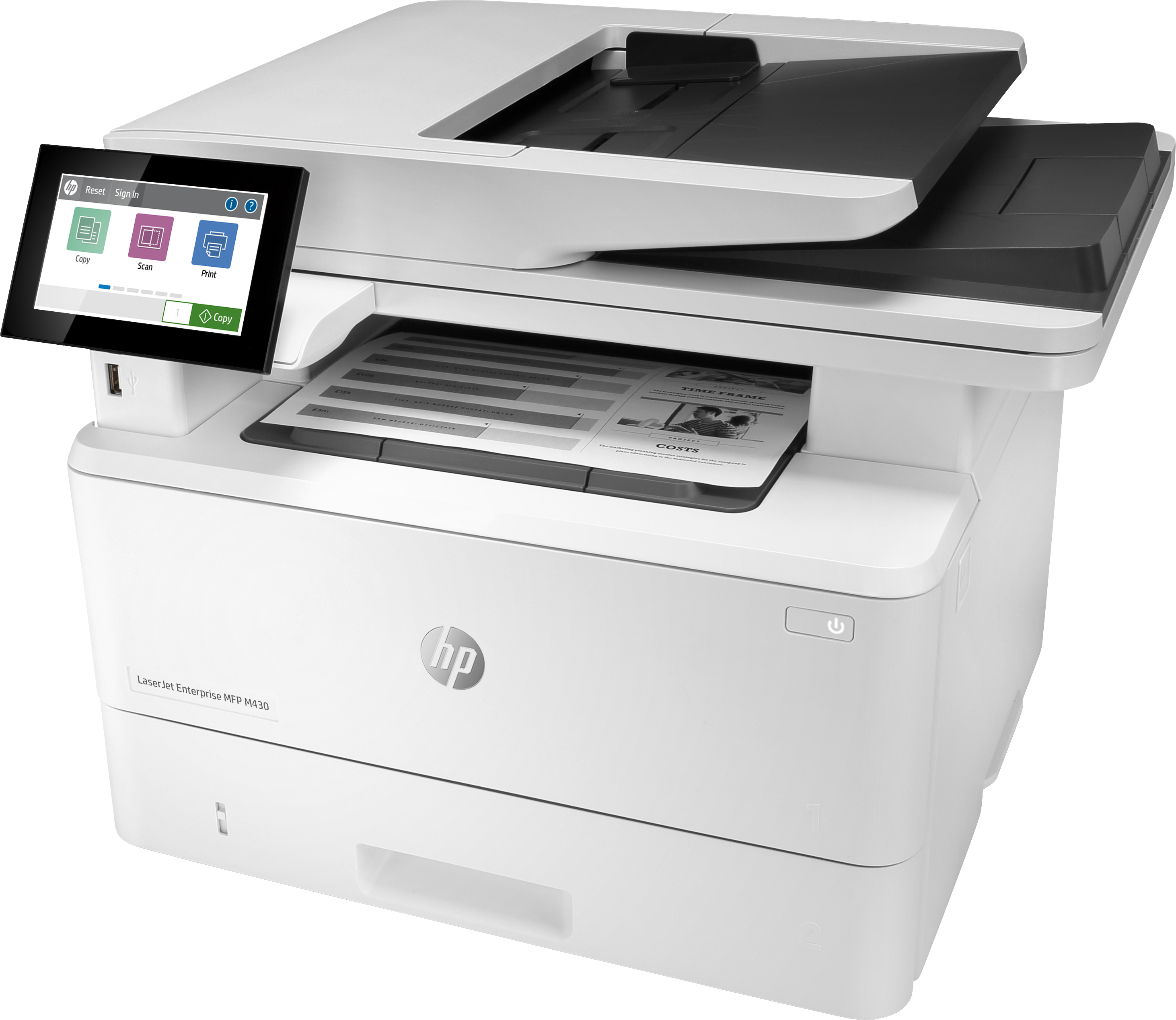 HP - Impressora Multifunções Laser HP LaserJet Enterprise MFP M430f