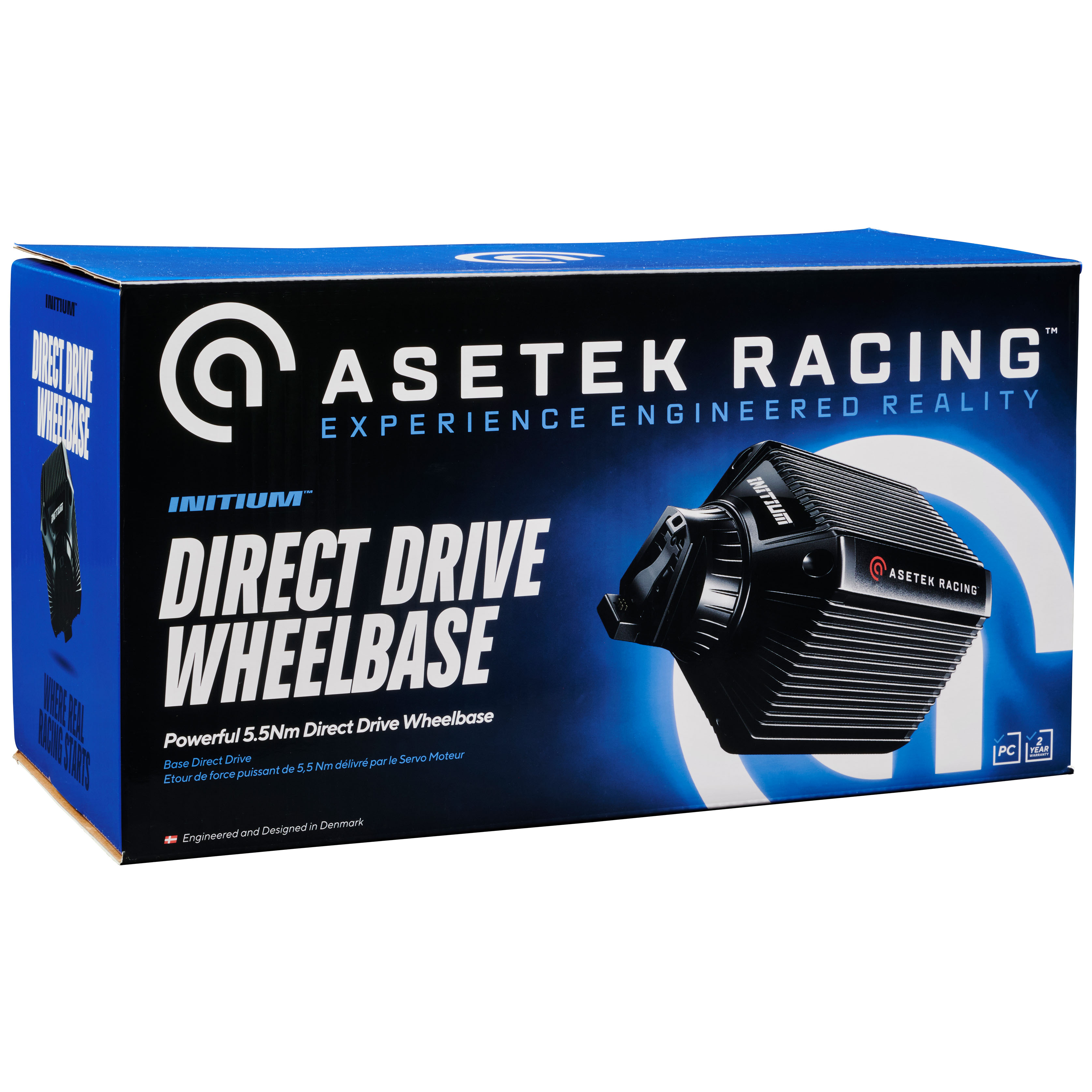 Asetek SimSports - Base Volante Direct Drive Asetek SimSports Initium Direct Drive Wheelbase (5.5nm)
