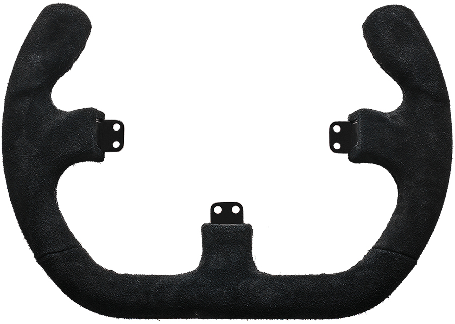 Picture of Picture of Volante para Buttonplate Asetek SimSports GT Rim - Open D - Camurça Preto