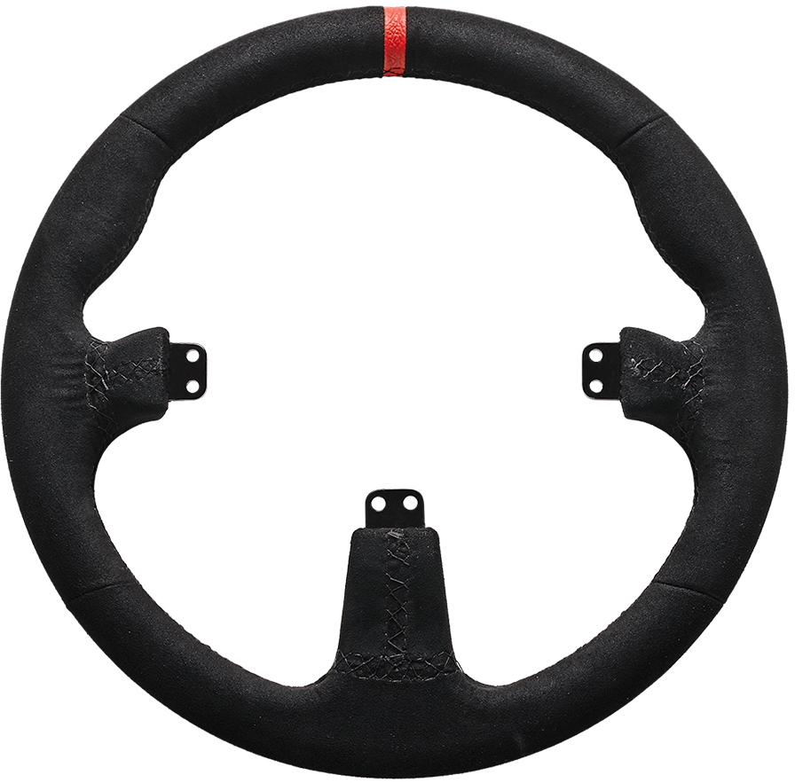 Picture of Picture of Volante para Buttonplate Asetek SimSports GT Rim - Round Comfort+ Preto