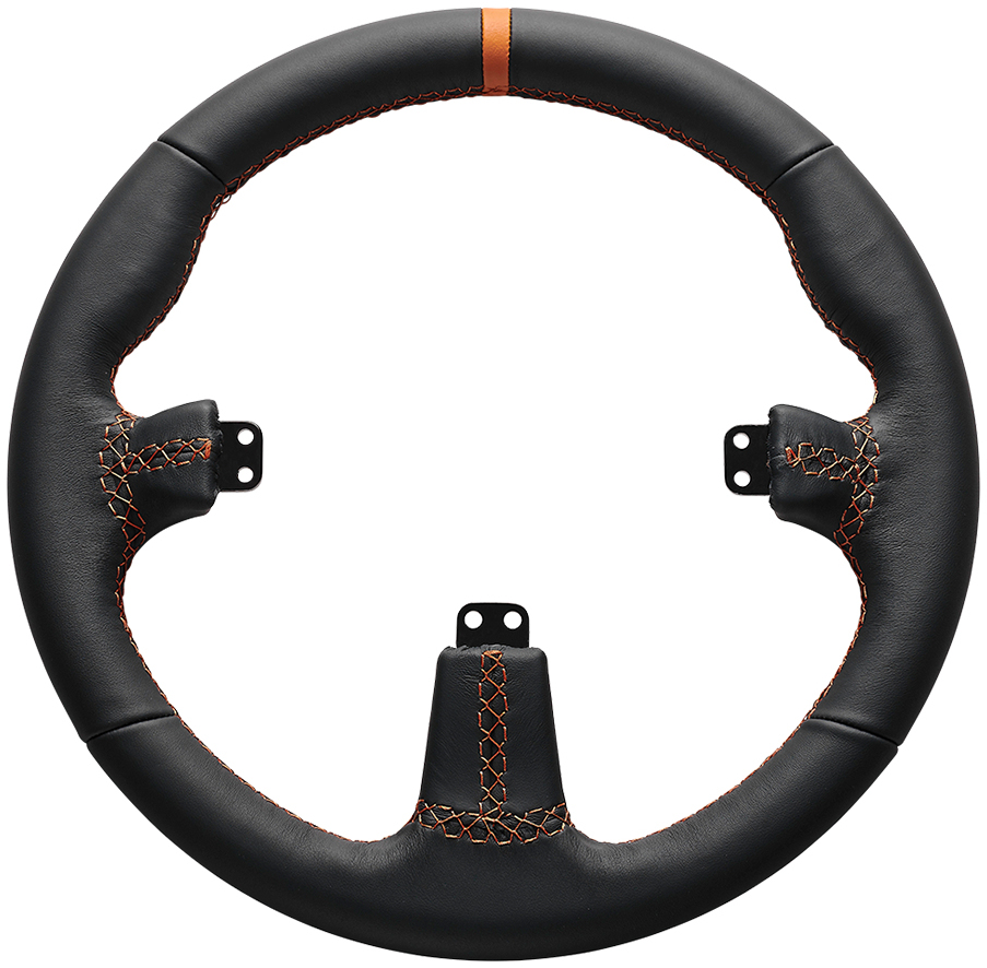 Picture of Picture of Volante para Buttonplate Asetek SimSports GT Rim - Round - Couro Preto