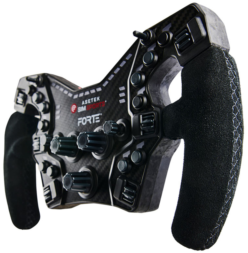 Picture of Picture of Volante para Buttonplate Asetek SimSports Camurça
