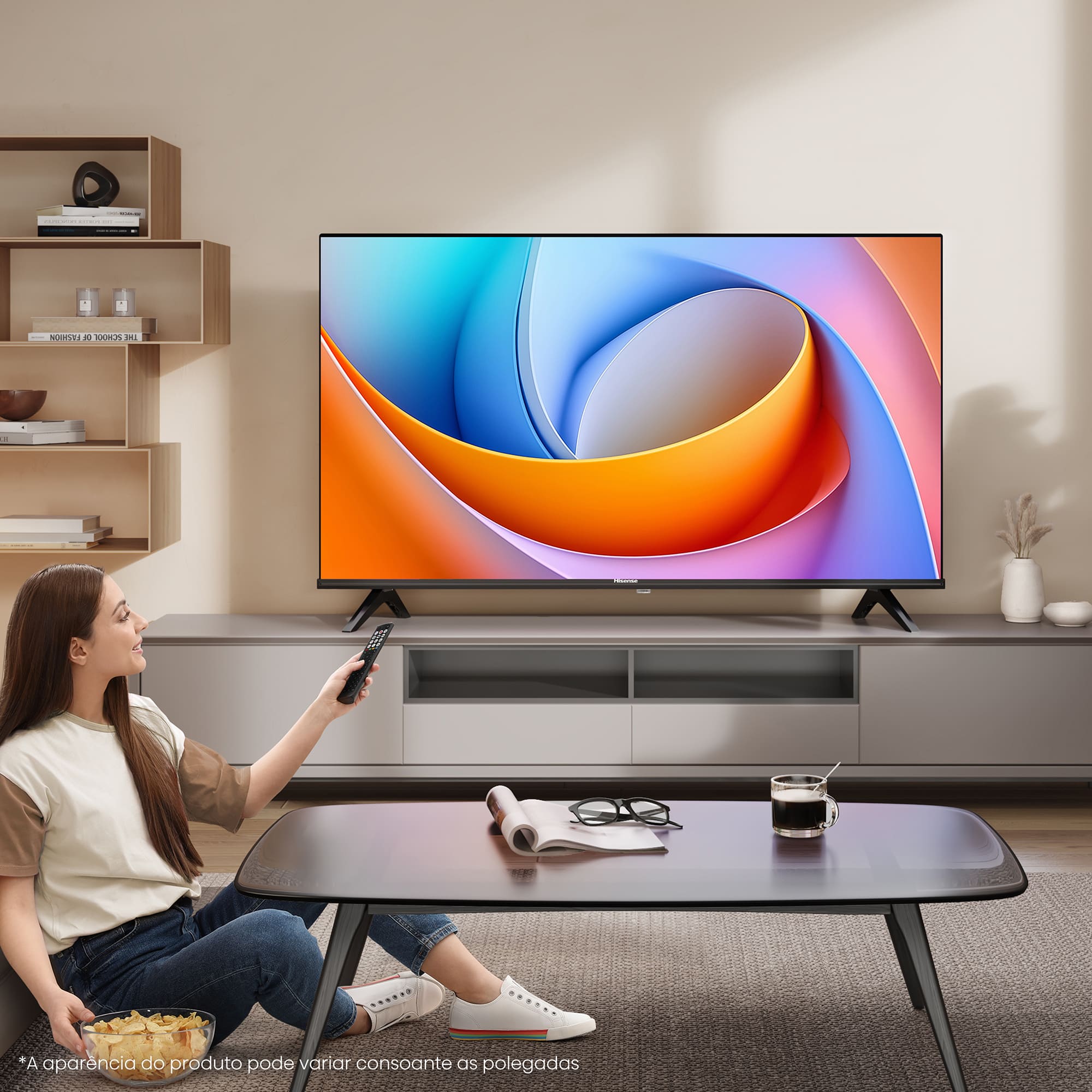 hisense - Televisão Hisense 40A4Q 40" LED Full HD VIDAA