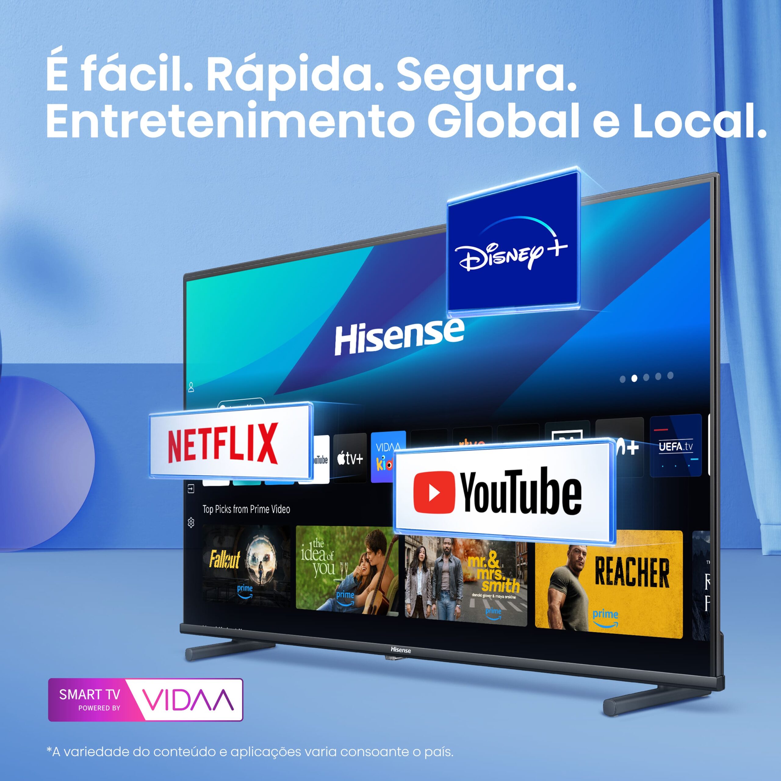 hisense - Televisão Hisense 40A5Q 40" QLED Full HD VIDAA