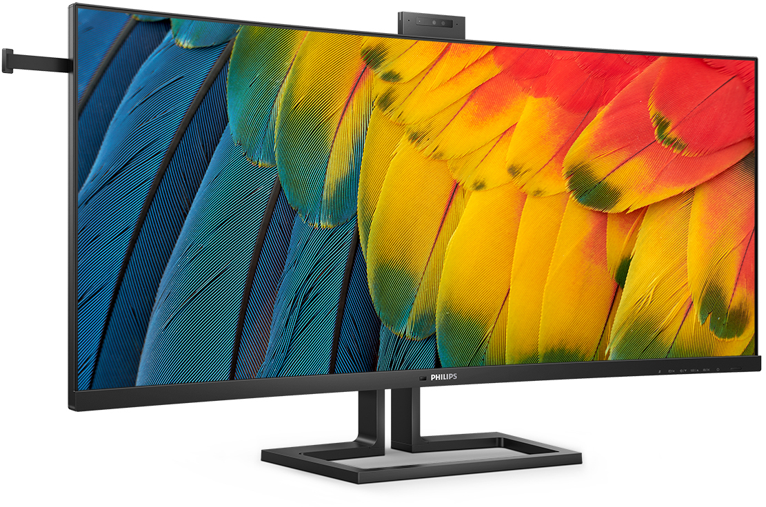Philips - Monitor Curvo Philips Série 6000 40" 40B1U6903CH IPS 5K2K 75Hz USB-C (PD90W) KVM C/Webcam