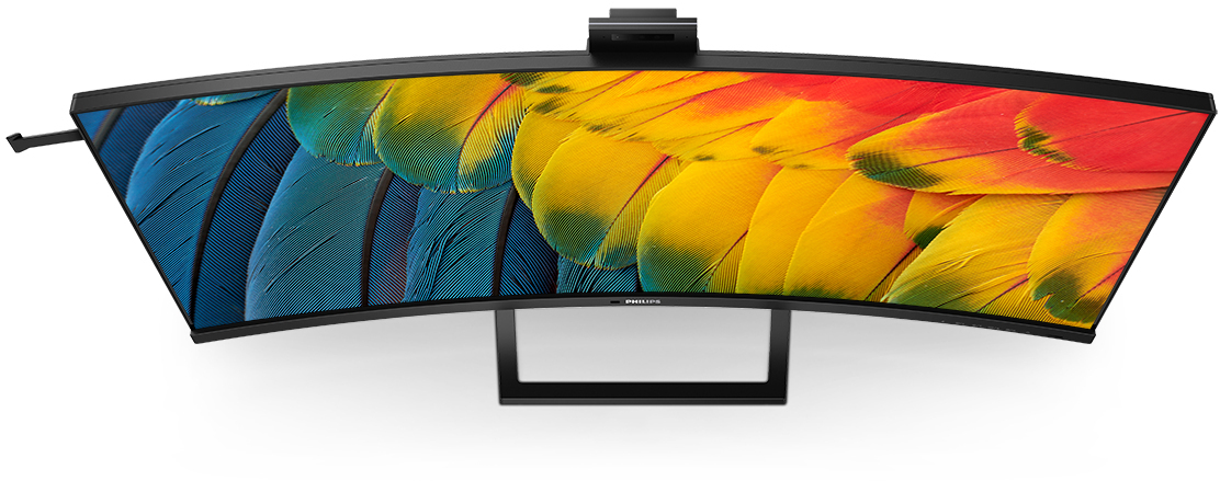 Philips - Monitor Curvo Philips Série 6000 40" 40B1U6903CH IPS 5K2K 75Hz USB-C (PD90W) KVM C/Webcam