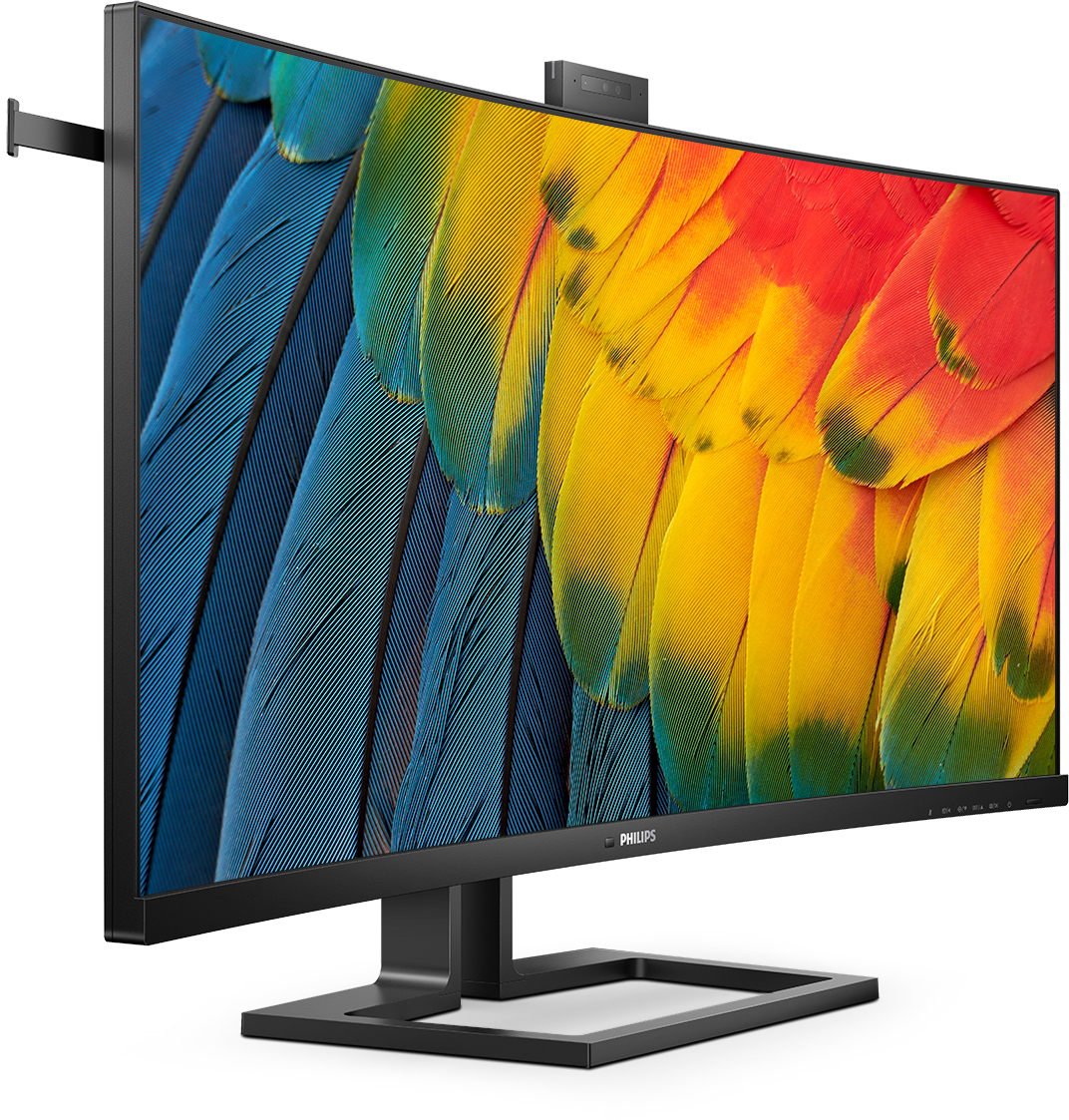 Philips - Monitor Curvo Philips Série 6000 40" 40B1U6903CH IPS 5K2K 75Hz USB-C (PD90W) KVM C/Webcam