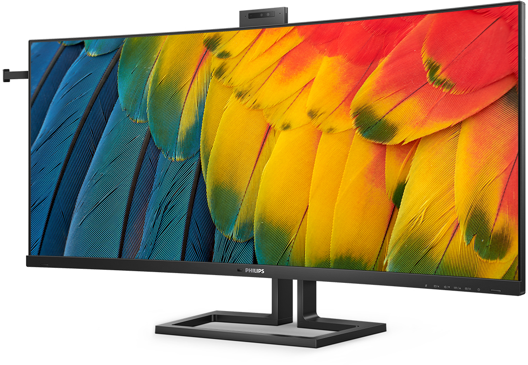 Philips - Monitor Curvo Philips Série 6000 40" 40B1U6903CH IPS 5K2K 75Hz USB-C (PD90W) KVM C/Webcam