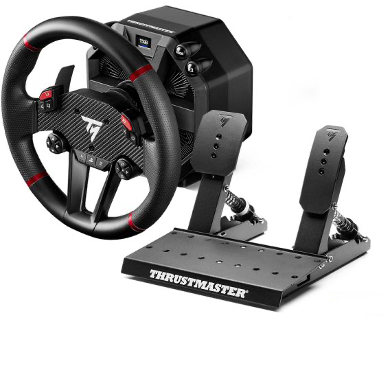 Thrustmaster - Conjunto Thrustmaster T598 Direct Axial Drive ( Volante + Base + Pedais ) PS5 / PS4 / PC