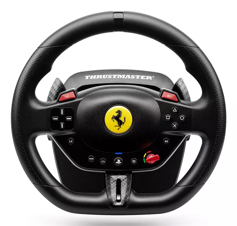 Thrustmaster - Volante + Pedais Thrustmaster T98-P Ferrari 296 GTB Edition PS5 / PS4 / PC