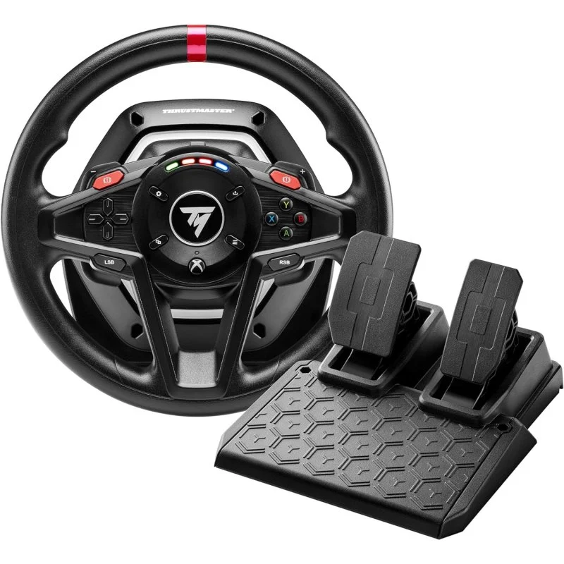 Thrustmaster - Volante + Pedais Thrustmaster T128 SimTask Pack Farming / Trucking PS5 / PC