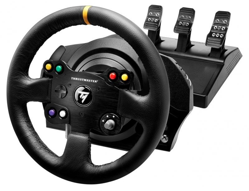 Thrustmaster - Volante + Pedais Thrustmaster TX Leather Edition XONE / PC