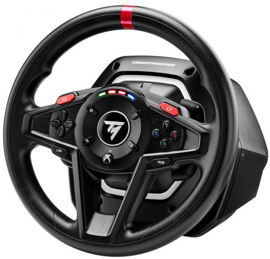 Thrustmaster - Volante + Pedais Thrustmaster T128 Force Feedback XONE/ XSERIES / PC