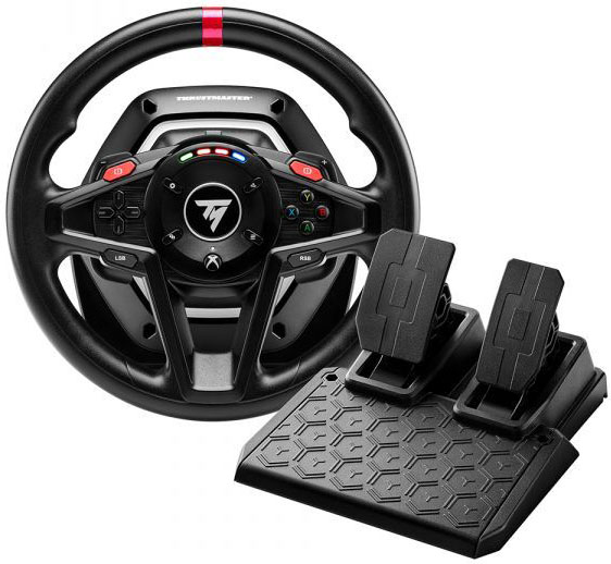 Thrustmaster - Volante + Pedais Thrustmaster T128 Force Feedback XONE/ XSERIES / PC