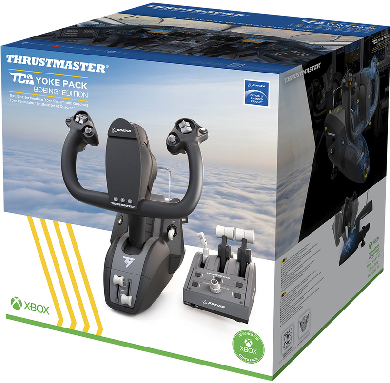 Thrustmaster - Manche + Quadrante Yoke Pack Thrustmaster TCA Boeing PC