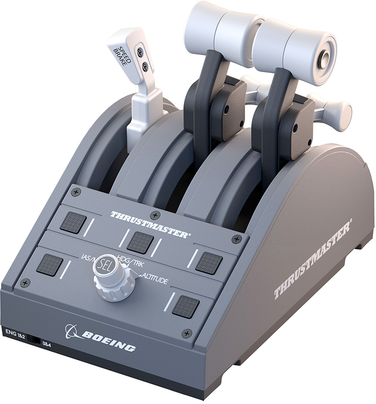 Thrustmaster - Manche + Quadrante Yoke Pack Thrustmaster TCA Boeing PC