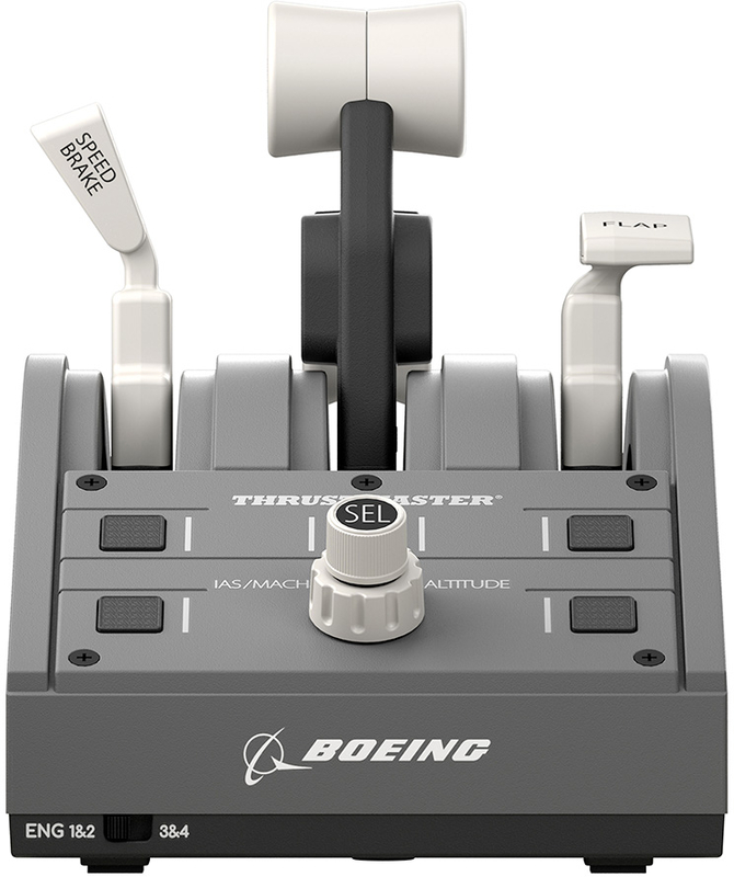 Thrustmaster - Manche + Quadrante Yoke Pack Thrustmaster TCA Boeing PC