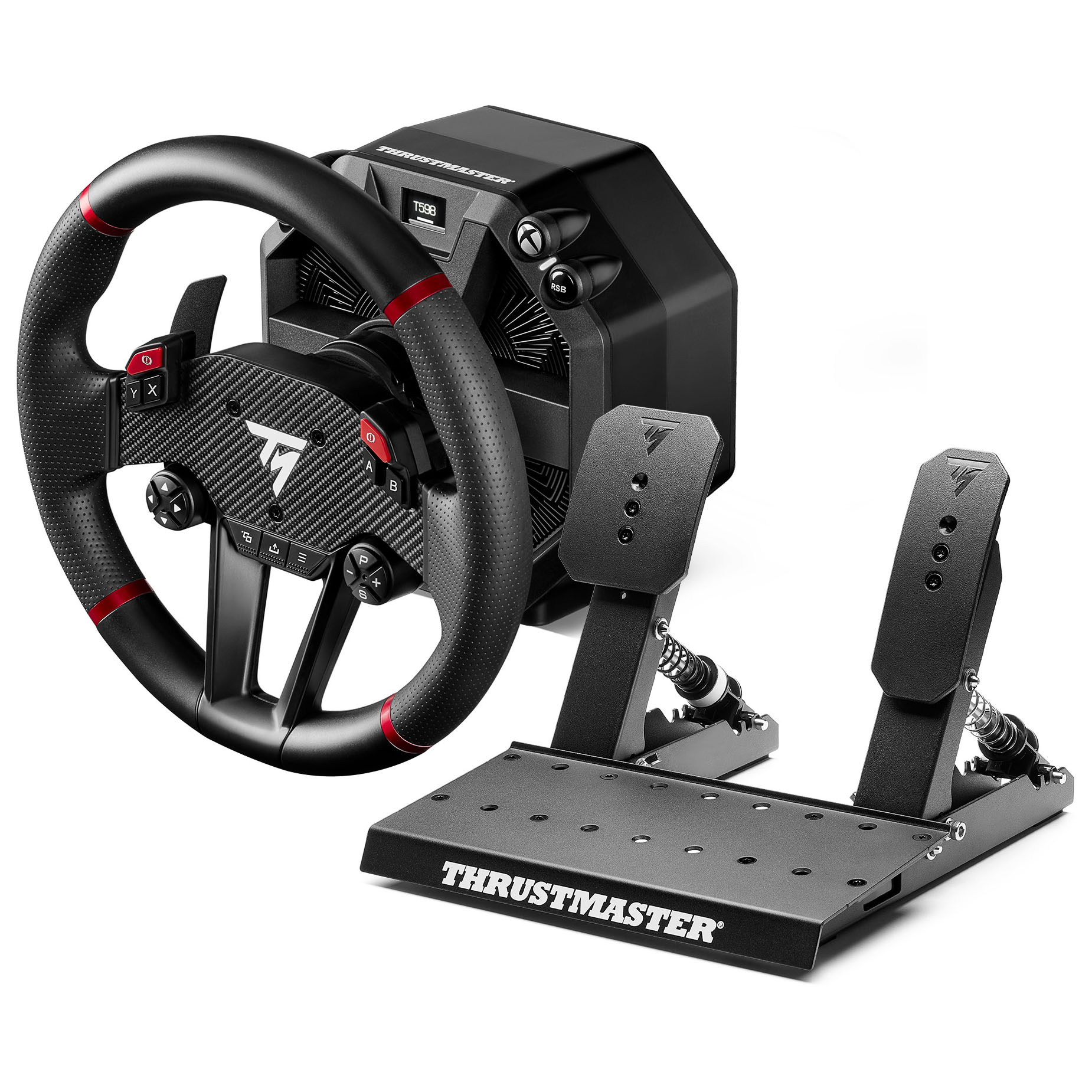 Conjunto Thrustmaster T598 Direct Axial Drive ( Volante + Base + Pedais ) XBOX / PC Picture of Picture of Conjunto Thrustmaster T598 Direct Axial Drive ( Volante + Base + Pedais ) XBOX / PC