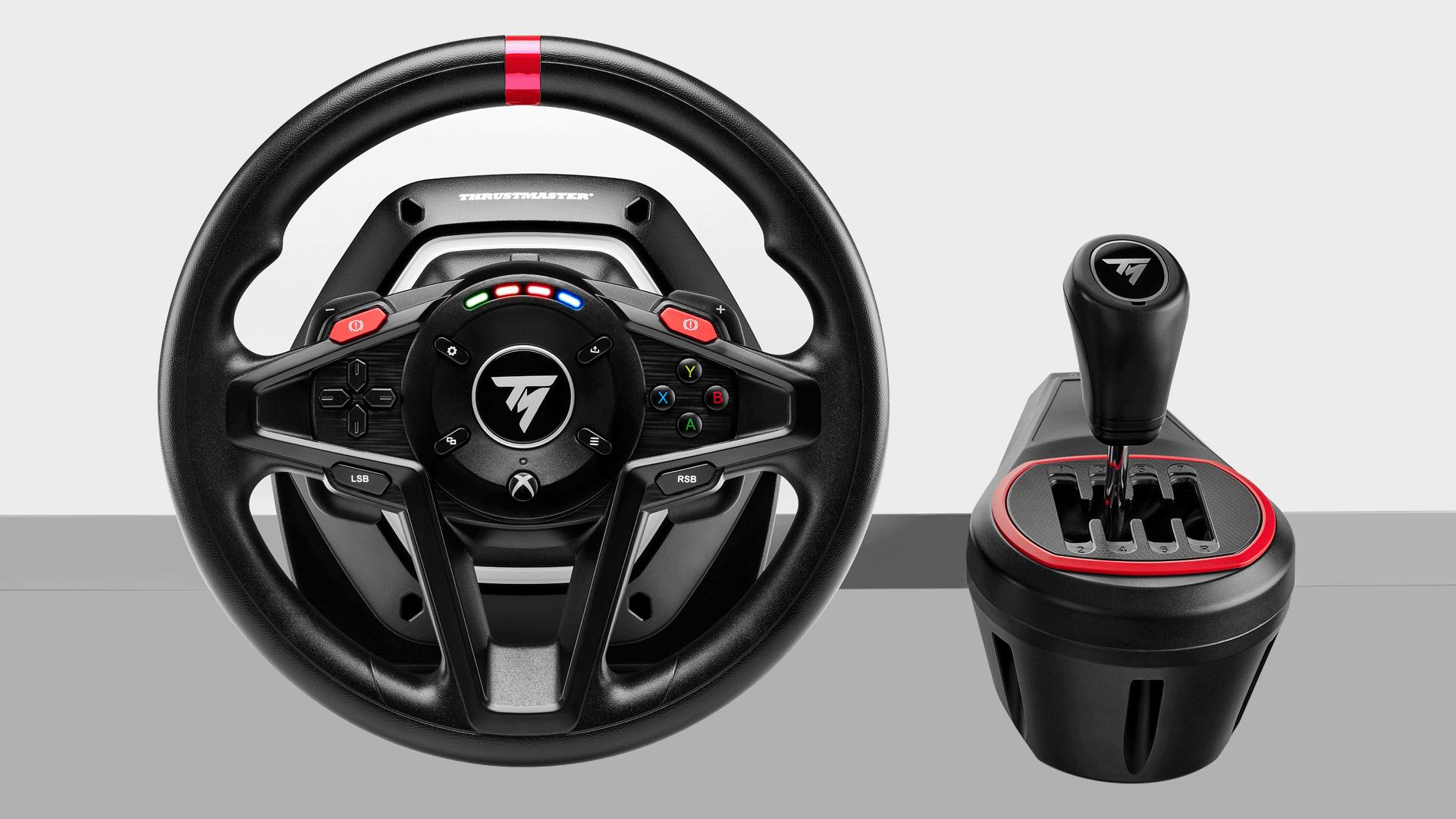 Thrustmaster - Conjunto Thrustmaster T128 Shifter Pack ( Volante + Pedais + Shifter ) PC / XBOX