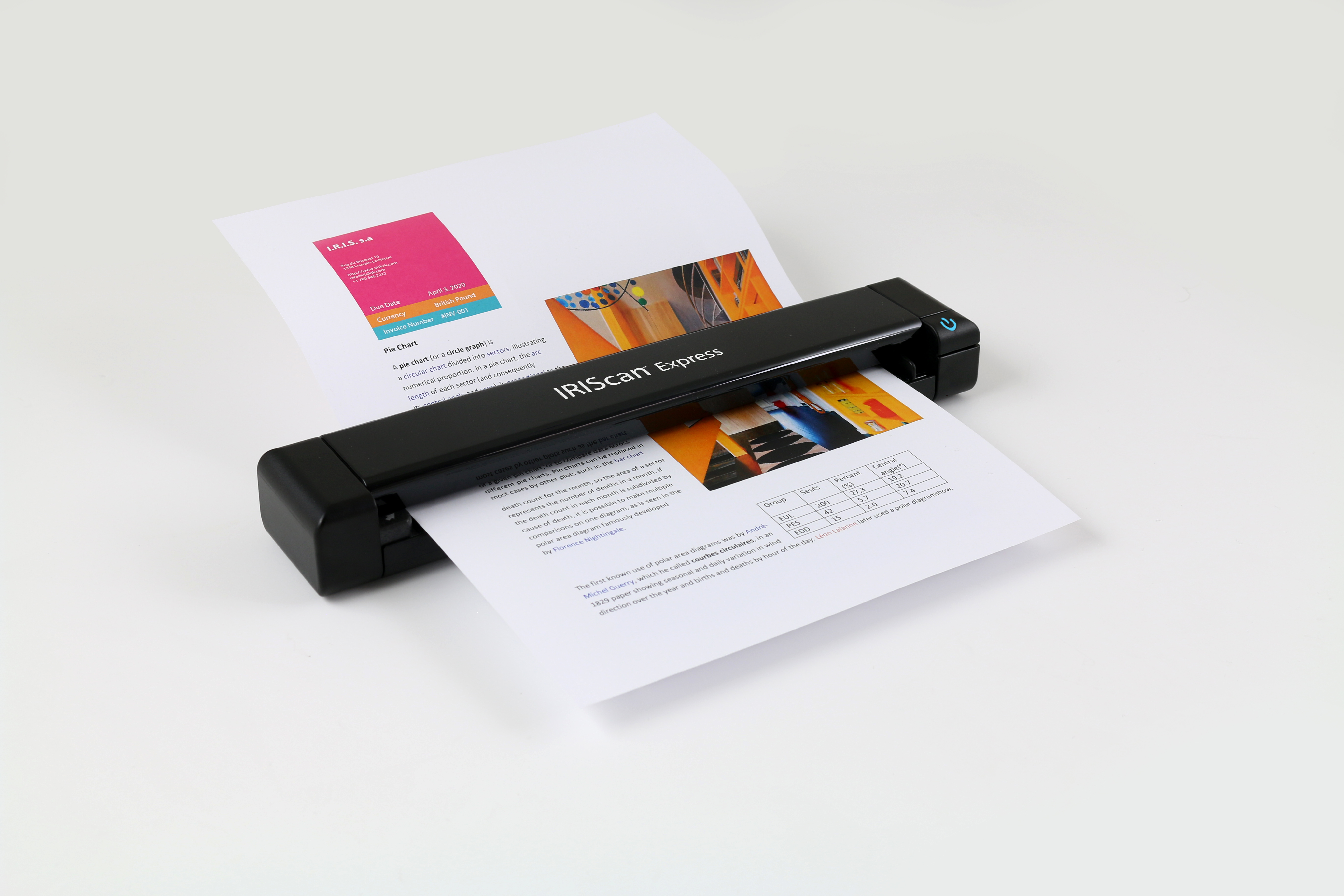 Picture of Picture of Scanner Portátil IRIS IRISCan Express 4