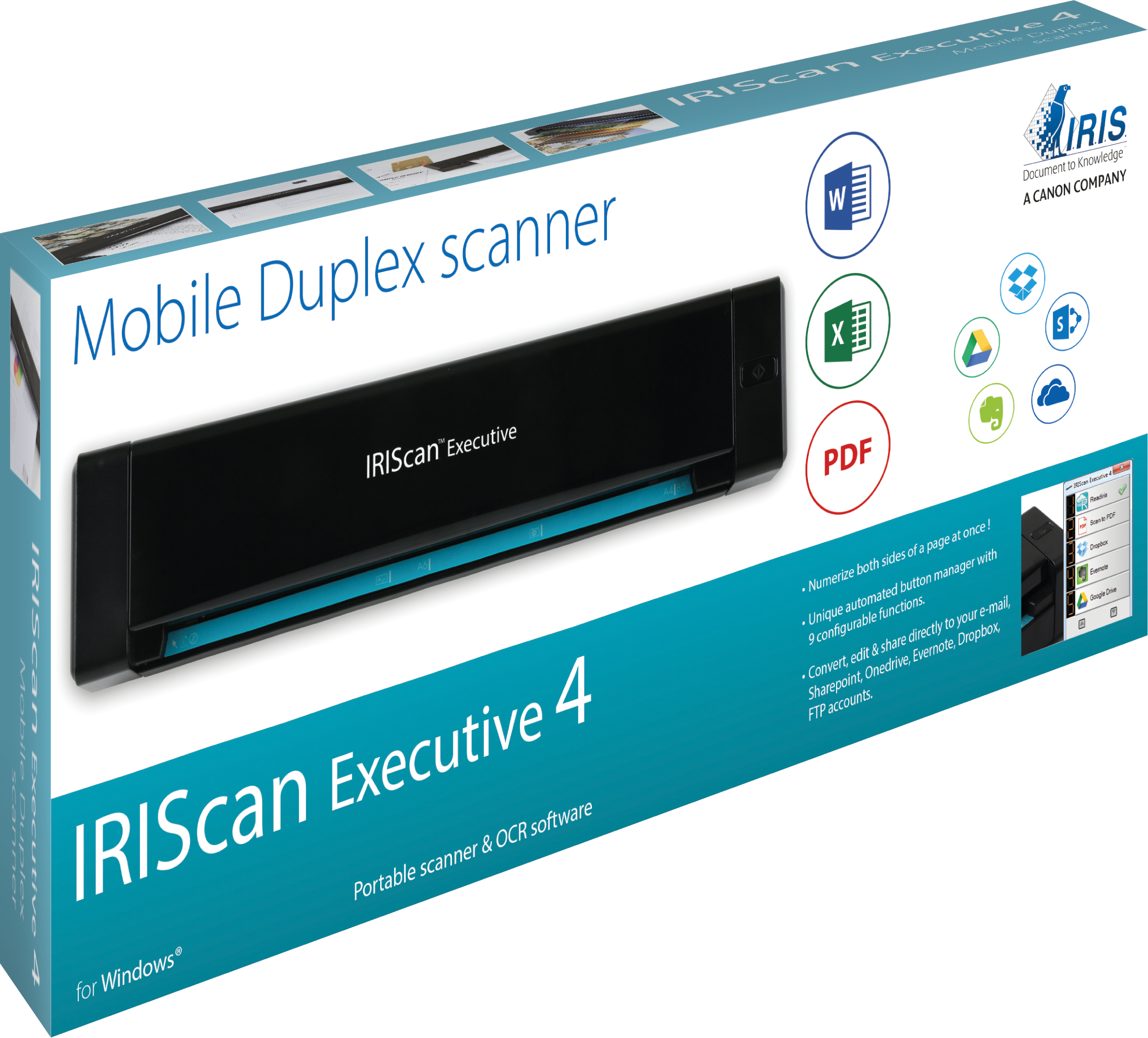 iris-group-sa - Scanner de Mesa IRIS IRISCan Executive 4 Duplex 8PPM