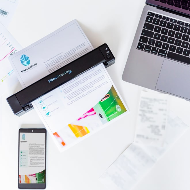 iris-group-sa - Scanner Portátil IRIS IRIScan Anywhere 6 WiFi Simplex 15PPM