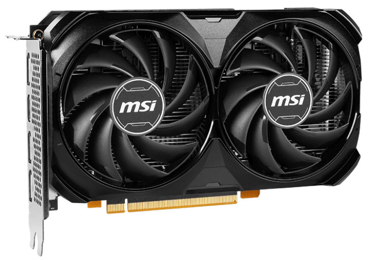 MSI - Gráfica MSI GeForce® RTX 4060 VENTUS 2X BLACK 8GB GDDR6 DLSS3