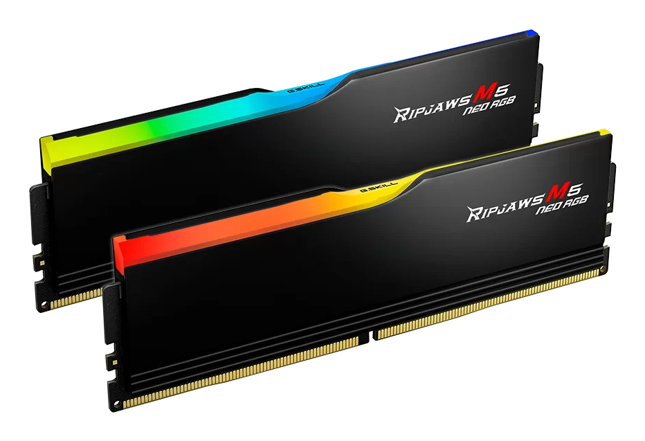 G.Skill - G.Skill Kit 32GB (2 x 16GB) DDR5 6000MHz Ripjaws M5 Neo EXPO CL36 Black RGB