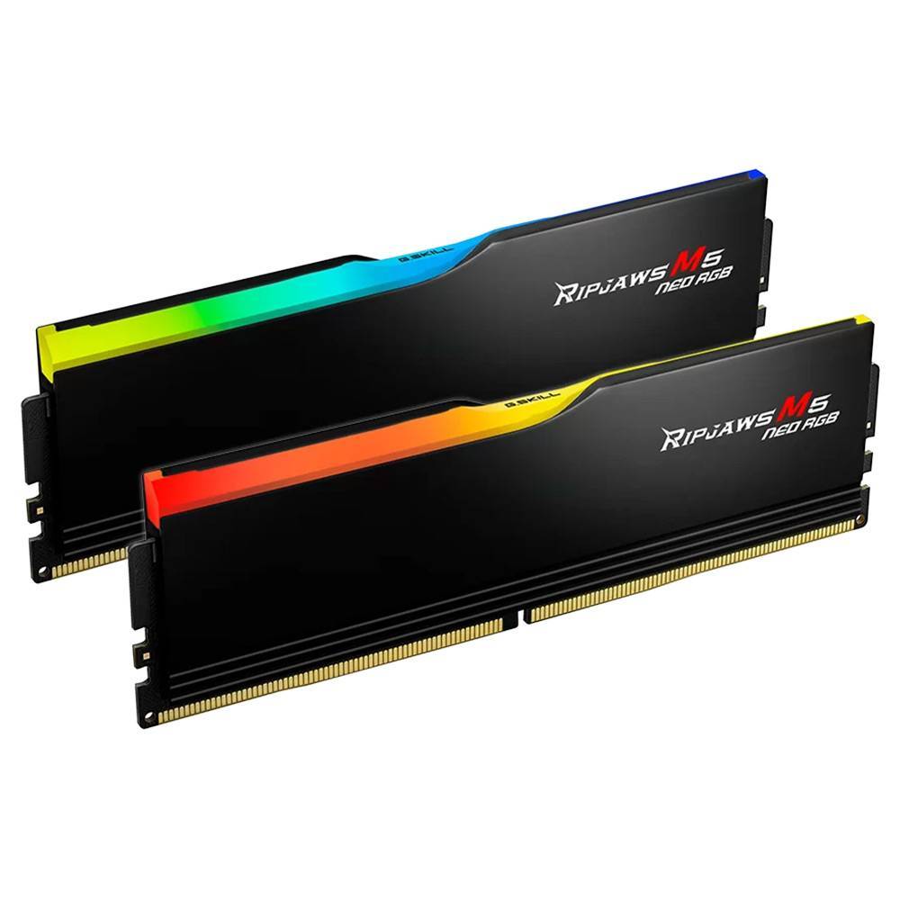 G.Skill - G.Skill Kit 32GB (2 x 16GB) DDR5 6000MHz Ripjaws M5 Neo EXPO CL36 Black RGB