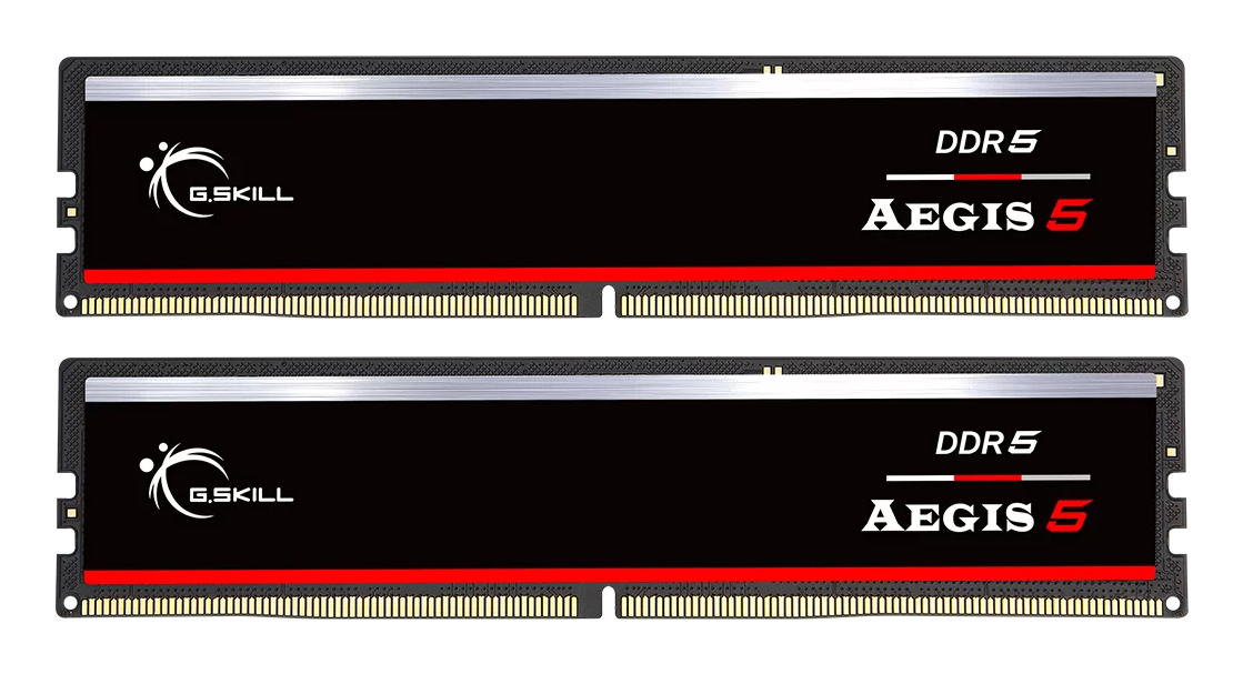Picture of Picture of G.Skill Kit 64GB (2 x 32GB) DDR5 6000MHz Aegis 5 CL36 Black - F5-6000J3636F32GX2-IS