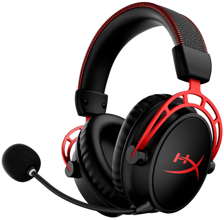 HyperX - Headset HyperX Cloud Alpha Wireless Preto/Vermelho