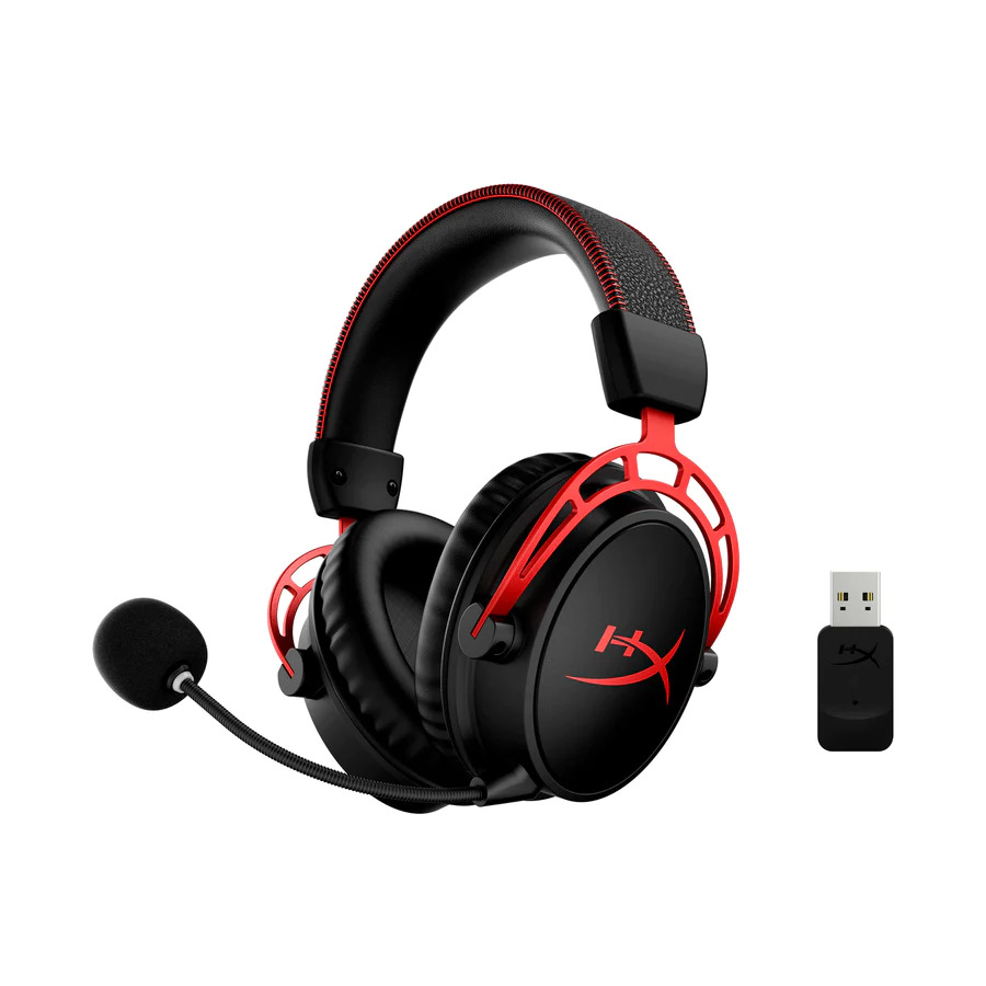HyperX - Headset HyperX Cloud Alpha Wireless Preto/Vermelho