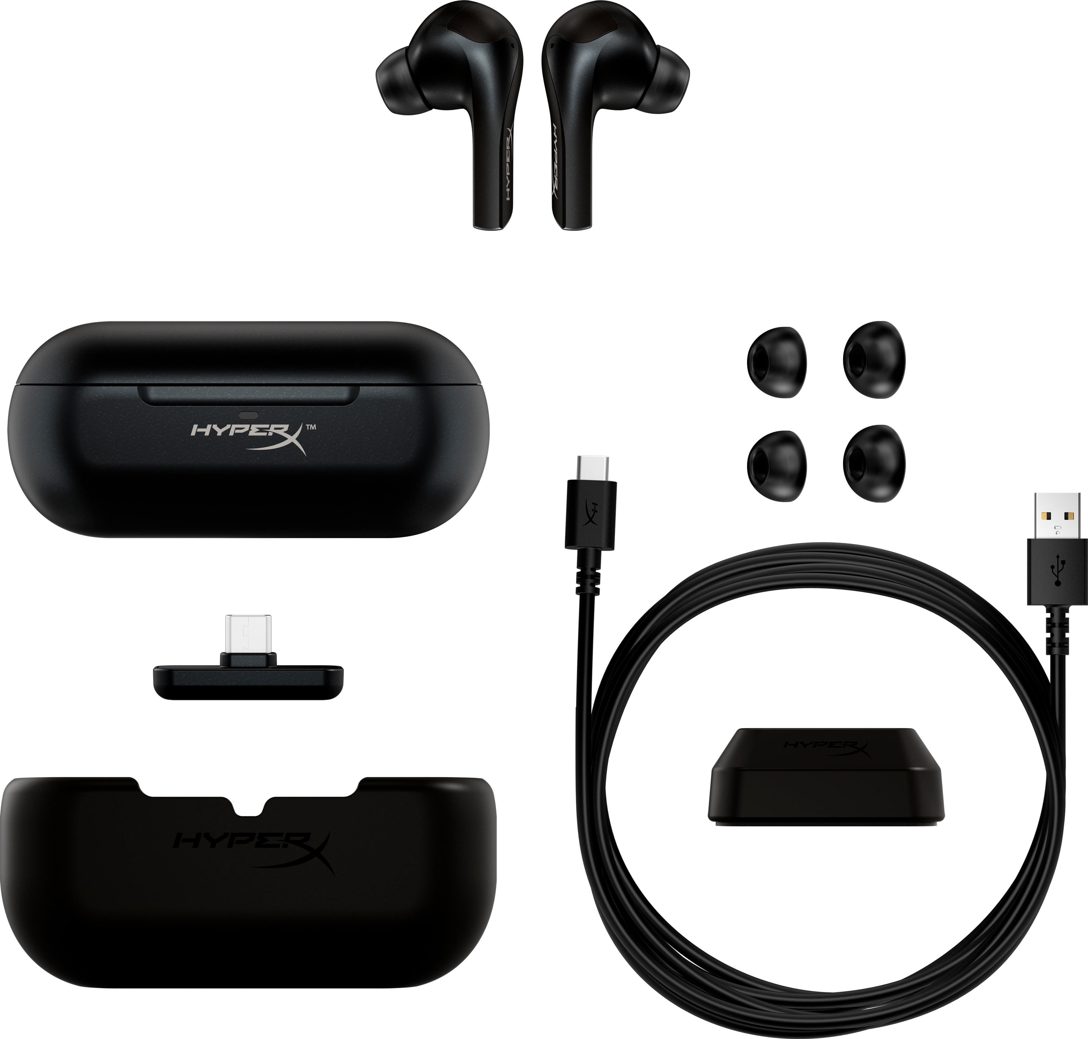 HyperX - Earbuds HyperX Cloud Mix Buds Pretos