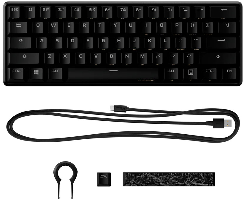 HyperX - Teclado Mecânico HyperX Alloy Origins 60 RGB Gaming Red Switches - 60% (US)
