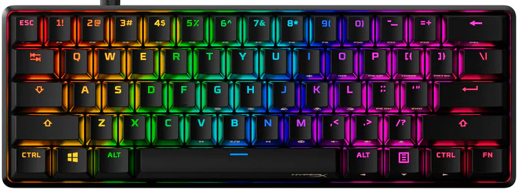 HyperX - Teclado Mecânico HyperX Alloy Origins 60 RGB Gaming Red Switches - 60% (US)