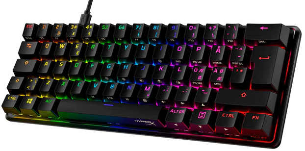 HyperX - Teclado Mecânico HyperX Alloy Origins 60 RGB Gaming Red Switches - 60% (US)