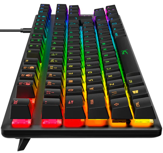 HyperX - Teclado Mecânico HyperX Alloy Origins Core RGB Gaming PT-BR HyperX Red Switches - TKL (PT-BR)