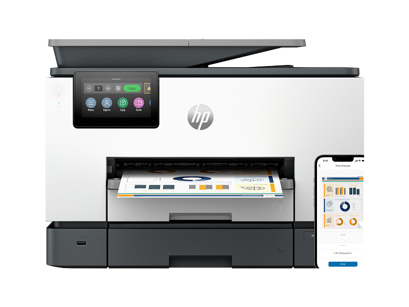 HP - Impressora Multifunções a Jato de Tinta HP OfficeJet Pro 9130b All-in-One