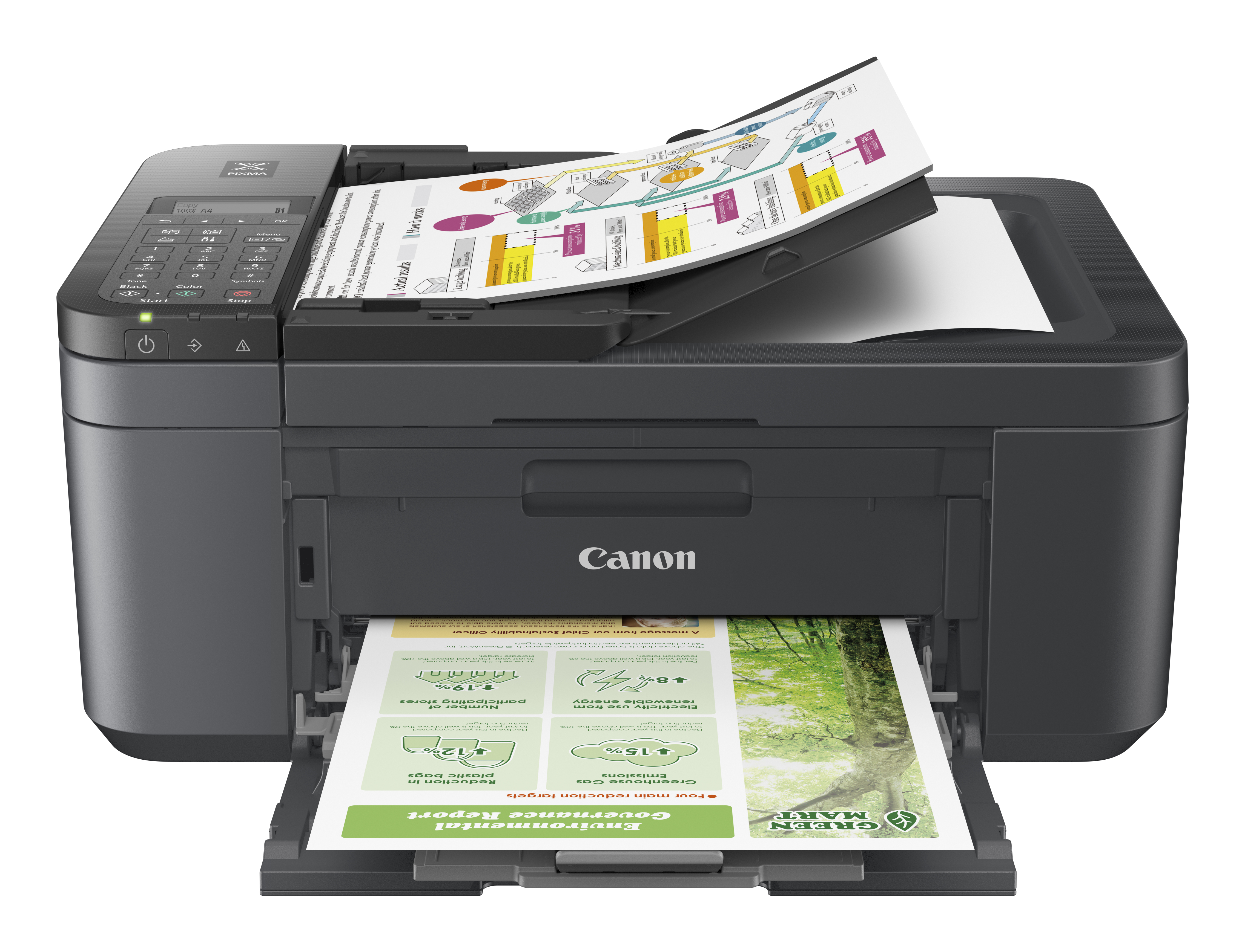 Canon - Multifunções Canon PIXMA TR4755i Wi-Fi Preto