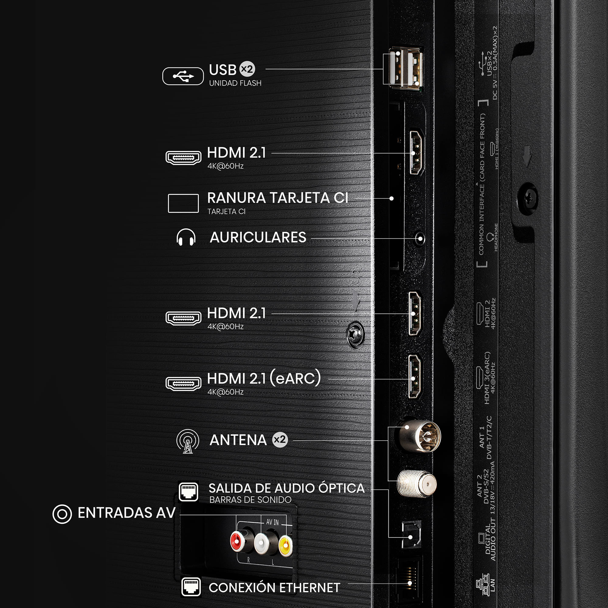 hisense - Televisão Hisense 50E7Q 50" QLED UltraHD 4K VIDAA