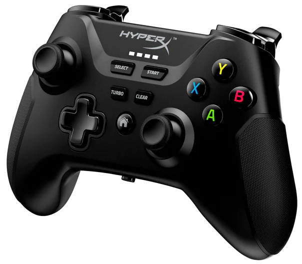 HyperX - Gamepad HyperX Clutch Gaming Wireless Preto c/ Suporte P/Mobile