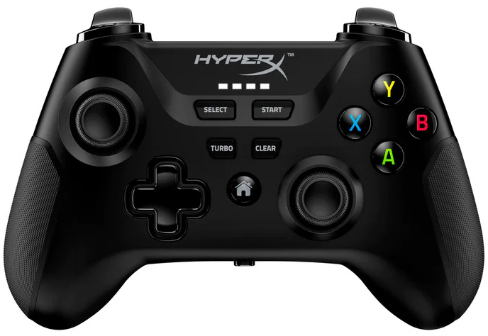 HyperX - Gamepad HyperX Clutch Gaming Wireless Preto c/ Suporte P/Mobile