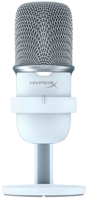 HyperX - Microfone HyperX SoloCast Standalone USB Branco
