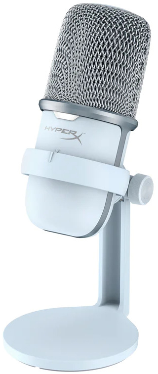 HyperX - Microfone HyperX SoloCast Standalone USB Branco