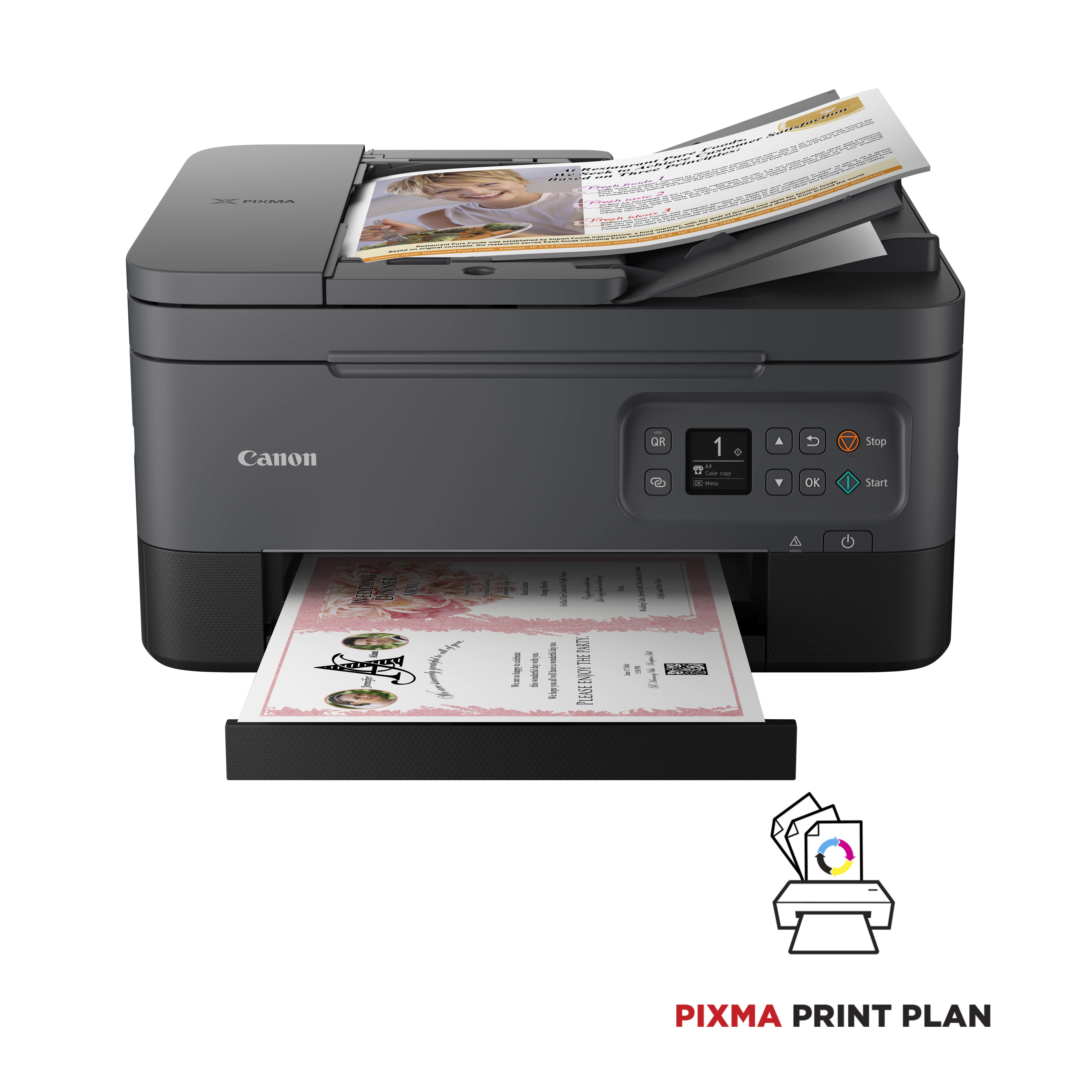 Canon - Multifunções Canon PIXMA TS7450i Wi-Fi Preto