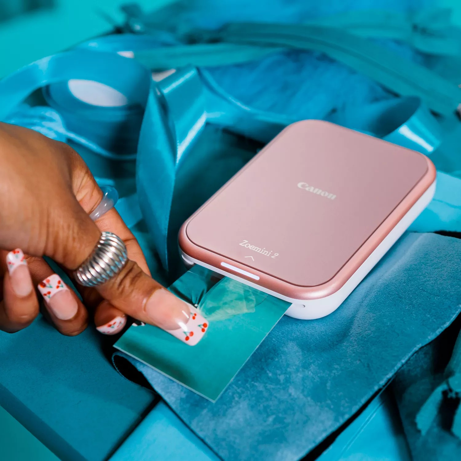 Canon - Impressora Portátil Canon ZOEMINI 2 Sem Fios Ouro Rosa